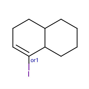 Naphthalene, 1,2,3,4,4a,5,6,8a-octahydro-8-iodo-, trans-