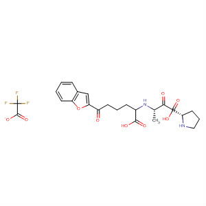L-Proline, 1-[N-[5-(2-benzofuranyl)-1-carboxy-5-oxopentyl]-L-alanyl]-,(S)-, mono(trifluoroacetate)