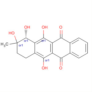 5,12-Naphthacenedione,7,8,9,10-tetrahydro-6,7,8,11-tetrahydroxy-8-methyl-, trans-