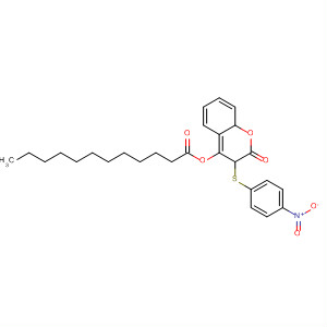 Dodecanoic acid,3-[(4-nitrophenyl)thio]-2-oxo-2H-1-benzopyran-4,7-diyl ester