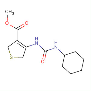 3-Thiophenecarboxylic acid,4-[[(cyclohexylamino)carbonyl]amino]-2,5-dihydro-, methyl ester