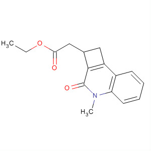 Cyclobuta[c]quinoline-2-acetic acid, 1,2,3,4-tetrahydro-4-methyl-3-oxo-,ethyl ester