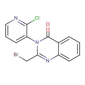 4(3H)-Quinazolinone, 2-(bromomethyl)-3-(2-chloro-3-pyridinyl)-