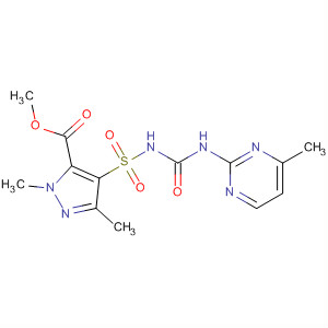 1H-Pyrazole-5-carboxylic acid,1,3-dimethyl-4-[[[[(4-methyl-2-pyrimidinyl)amino]carbonyl]amino]sulfonyl]-, methyl ester