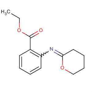 Benzoic acid, 2-[(tetrahydro-2H-pyran-2-ylidene)amino]-, ethyl ester