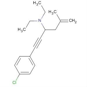 5-Hexen-1-yn-3-amine, 1-(4-chlorophenyl)-N,N-diethyl-5-methyl-