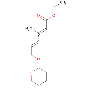 2,4-Hexadienoic acid, 3-methyl-6-[(tetrahydro-2H-pyran-2-yl)oxy]-, ethylester, (E,E)-