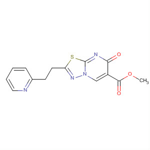 5H-1,3,4-Thiadiazolo[3,2-a]pyrimidine-6-carboxylic acid,5-oxo-2-[2-(2-pyridinyl)ethyl]-, methyl ester