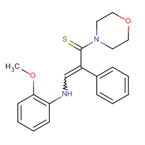 Morpholine,4-[3-[(2-methoxyphenyl)amino]-2-phenyl-1-thioxo-2-propenyl]-