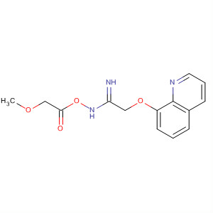 Ethanimidamide, N-[(methoxyacetyl)oxy]-2-(8-quinolinyloxy)-
