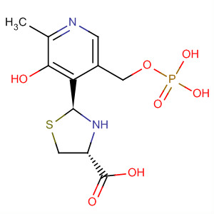 4-Thiazolidinecarboxylic acid,2-[3-hydroxy-2-methyl-5-[(phosphonooxy)methyl]-4-pyridinyl]-, (2S,4R)-