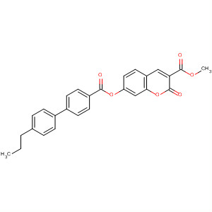2H-1-Benzopyran-3-carboxylic acid,2-oxo-7-[[(4'-propyl[1,1'-biphenyl]-4-yl)carbonyl]oxy]-, methyl ester