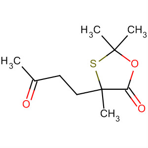 1,3-Oxathiolan-5-one, 2,2,4-trimethyl-4-(3-oxobutyl)-