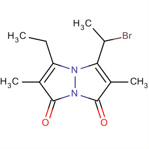 1H,7H-Pyrazolo[1,2-a]pyrazole-1,7-dione,3-(1-bromoethyl)-5-ethyl-2,6-dimethyl-