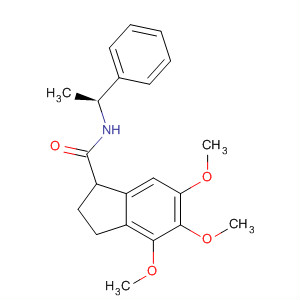 1H-Indene-1-carboxamide,2,3-dihydro-4,5,6-trimethoxy-N-[(1S)-1-phenylethyl]-