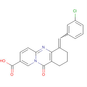 1H-Pyrido[2,1-b]quinazoline-8-carboxylic acid,4-[(3-chlorophenyl)methylene]-2,3,4,11-tetrahydro-11-oxo-