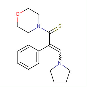 Morpholine, 4-[2-phenyl-3-(1-pyrrolidinyl)-1-thioxo-2-propenyl]-