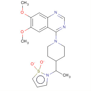 Quinazoline,4-[4-[1-(1,1-dioxido-2-isothiazolidinyl)ethyl]-1-piperidinyl]-6,7-dimethoxy-