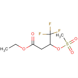 Butanoic acid, 4,4,4-trifluoro-3-[(methylsulfonyl)oxy]-, ethyl ester