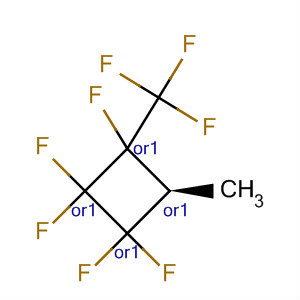 Cyclobutane, 1,1,2,2,3-pentafluoro-4-methyl-3-(trifluoromethyl)-, trans-