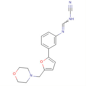 Methanimidamide,N-cyano-N'-[3-[5-(4-morpholinylmethyl)-2-furanyl]phenyl]-
