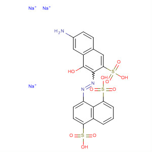 1,5-Naphthalenedisulfonic acid,4-[(7-amino-1-hydroxy-3-sulfo-2-naphthalenyl)azo]-, trisodium salt