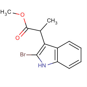 1H-Indole-3-propanoic acid, 2-bromo-, methyl ester