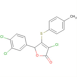 2(5H)-Furanone,3-chloro-5-(3,4-dichlorophenyl)-4-[(4-methylphenyl)thio]-