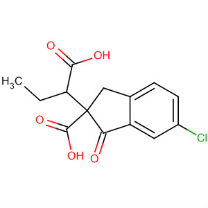 1H-Indene-2-butanoic acid, 2-carboxy-6-chloro-2,3-dihydro-1-oxo-