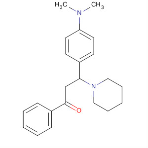 1-Propanone, 3-[4-(dimethylamino)phenyl]-1-phenyl-3-(1-piperidinyl)-