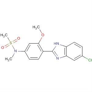 Methanesulfonamide,N-[4-(5-chloro-1H-benzimidazol-2-yl)-3-methoxyphenyl]-N-methyl-