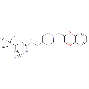 Guanidine,N-cyano-N'-[[1-[(2,3-dihydro-1,4-benzodioxin-2-yl)methyl]-4-piperidinyl]methyl]-N''-(1,2,2-trimethylpropyl)-