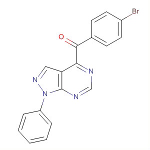 Methanone,(4-bromophenyl)(1-phenyl-1H-pyrazolo[3,4-d]pyrimidin-4-yl)-