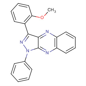 1H-Pyrazolo[3,4-b]quinoxaline, 3-(2-methoxyphenyl)-1-phenyl-