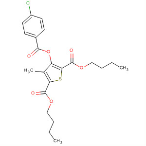2,5-Thiophenedicarboxylic acid, 3-[(4-chlorobenzoyl)oxy]-4-methyl-,dibutyl ester