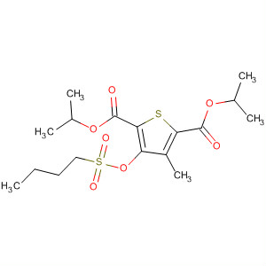 2,5-Thiophenedicarboxylic acid, 3-[(butylsulfonyl)oxy]-4-methyl-,bis(1-methylethyl) ester
