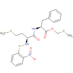 L-Phenylalanine, N-[N-[(2-nitrophenyl)thio]-L-methionyl]-,(methylthio)methyl ester