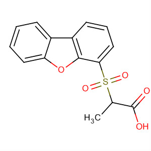 Propanoic acid, 2-(4-dibenzofuranylsulfonyl)-