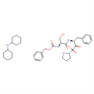 L-Proline, 1-[N-[N-[(phenylmethoxy)carbonyl]-L-seryl]-L-phenylalanyl]-,compd. with N-cyclohexylcyclohexanamine (1:1)