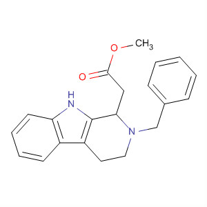 1H-Pyrido[3,4-b]indole-1-acetic acid,2,3,4,9-tetrahydro-2-(phenylmethyl)-, methyl ester