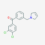 3,4-DICHLORO-3-(3-PYRROLINOMETHYL) BENZOPHENONE