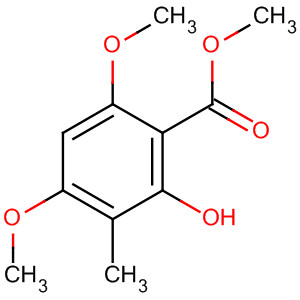 Benzoic acid, 2-hydroxy-4,6-dimethoxy-3-methyl-, methyl ester