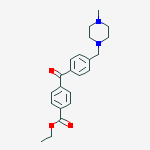 4-CARBOETHOXY-4-(4-METHYLPIPERAZINOMETHYL) BENZOPHENONE