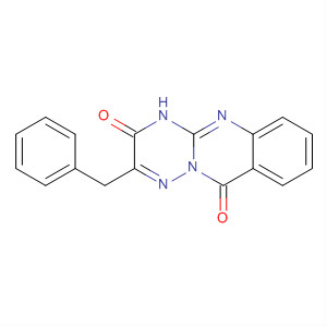 3H-[1,2,4]Triazino[3,2-b]quinazoline-3,10(4H)-dione, 2-(phenylmethyl)-