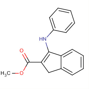 1H-Indene-2-carboxylic acid, 3-(phenylamino)-, methyl ester