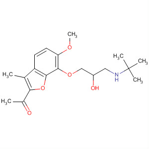 Ethanone,1-[7-[3-[(1,1-dimethylethyl)amino]-2-hydroxypropoxy]-6-methoxy-3-methyl-2-benzofuranyl]-