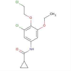 Cyclopropanecarboxamide,N-[3-chloro-4-(2-chloroethoxy)-5-ethoxyphenyl]-