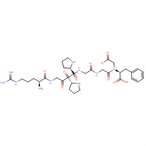 L-Phenylalanine,N-[N-[N-[1-[1-(N-L-arginylglycyl)-L-prolyl]-L-prolyl]glycyl]glycyl]-,monoacetate