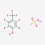 Phenol, 2,3,5,6-tetrafluoro-4-(trifluoromethyl)-, methanesulfonate