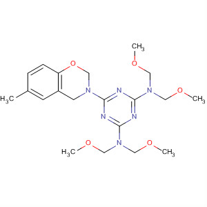 1,3,5-Triazine-2,4-diamine,N,N,N',N'-tetrakis(methoxymethyl)-6-(6-methyl-2H-1,3-benzoxazin-3(4H)-yl)-